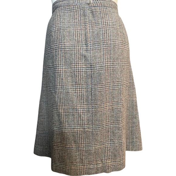 PLUS SIZE VINTAGE L.L. BEAN WOOL SKIRT - Picture 5 of 6